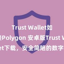 Trust Wallet如何连接Polygon 安卓版Trust Wallet下载，安全简陋的数字财富惩处器具!